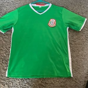 Green Mexico soccer tee shirt